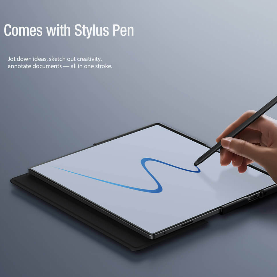 Maska/Futrola Nillkin Qin Pro Leather za Samsung F966B Galaxy Z Fold 7 crna (with pen) - Image 6