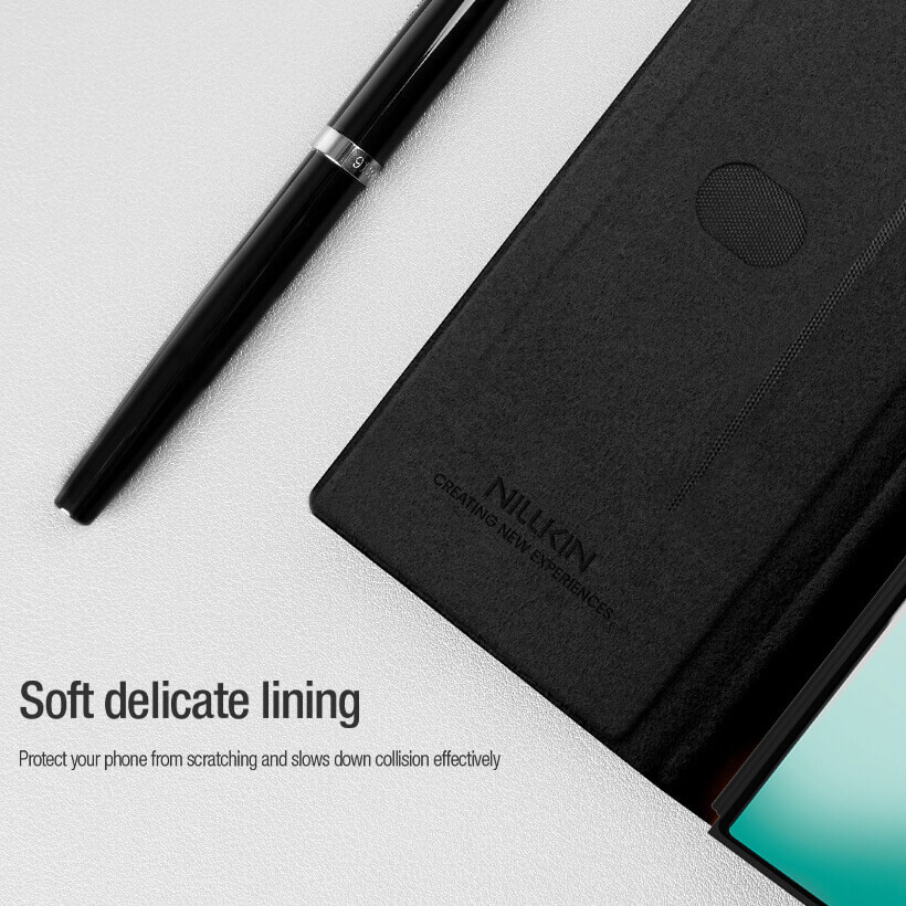 Maska/Futrola Nillkin Qin Pro Leather za Samsung F966B Galaxy Z Fold 7 crna (with pen) - Image 9
