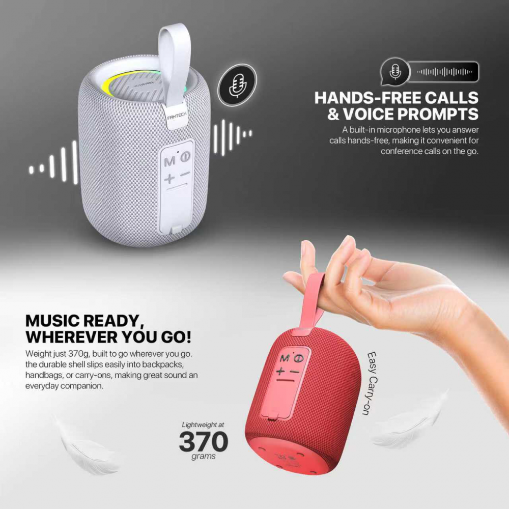 Bluetooth zvucnik Fantech BS157 NeraBox crveni - Image 8