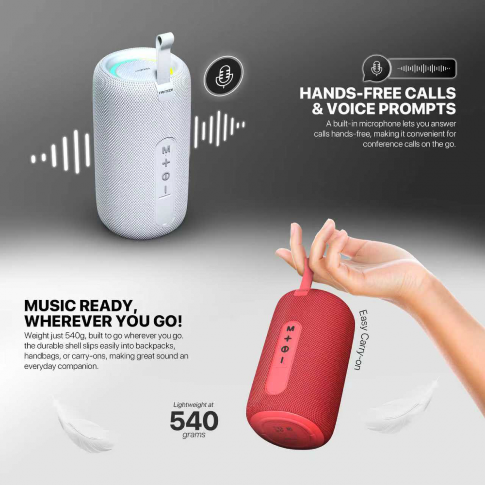 Bluetooth zvucnik Fantech BS158 NeraBox sivi - Image 9