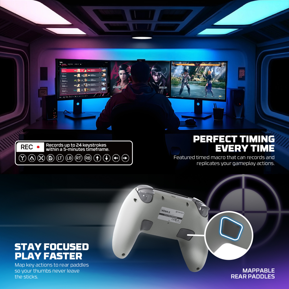 Joypad wireless charging dock Fantech ACGP05 WGP16, PS5 compatible beli - Image 7