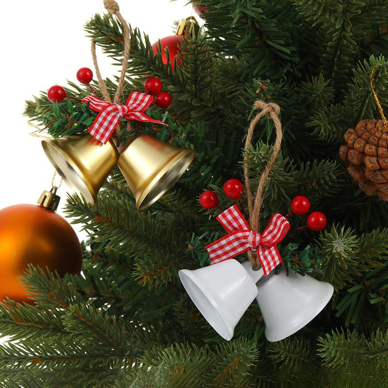 Novogodisnji ukras za jelku zvoncici EL zlatni - Image 3