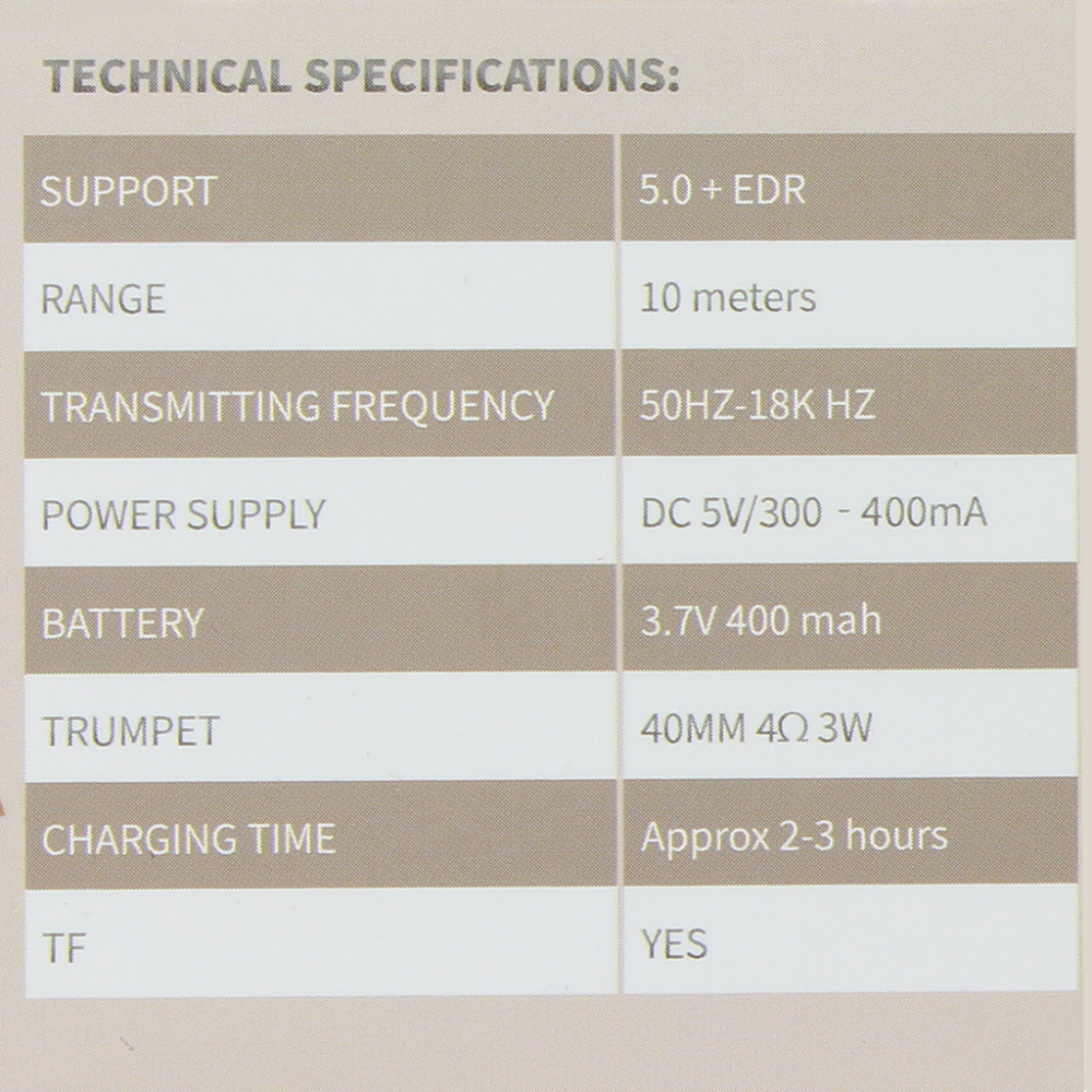 Bluetooth zvucnik HM11 crni - Image 5