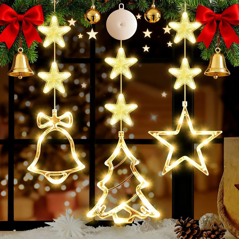 Novogodisnji ukras LED zvonce i zvezdice EL - Image 4