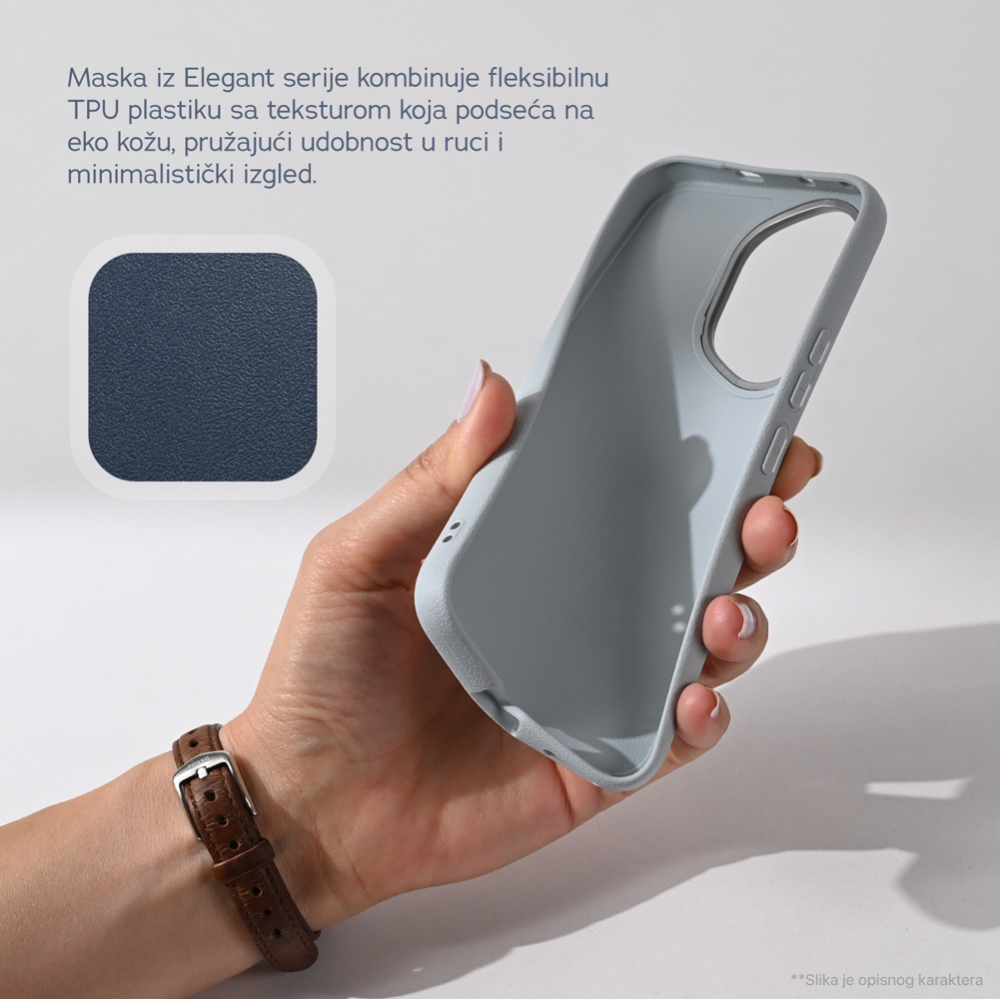 Maska/Futrola Elegant za Honor X7d 4G/400 Smart 5G siva - Image 3