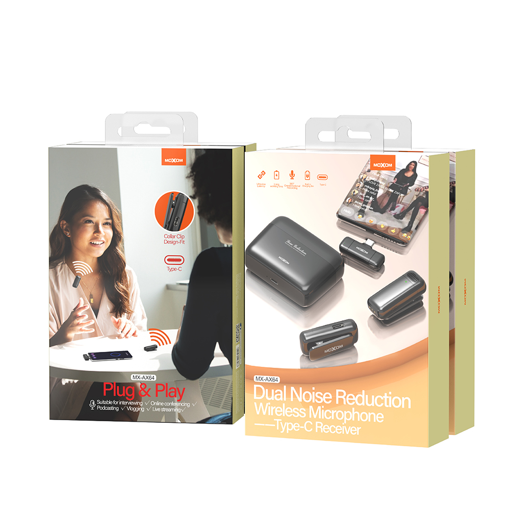 Mikrofoni bluetooth Moxom MX-AX64 Type-C crni - Image 2
