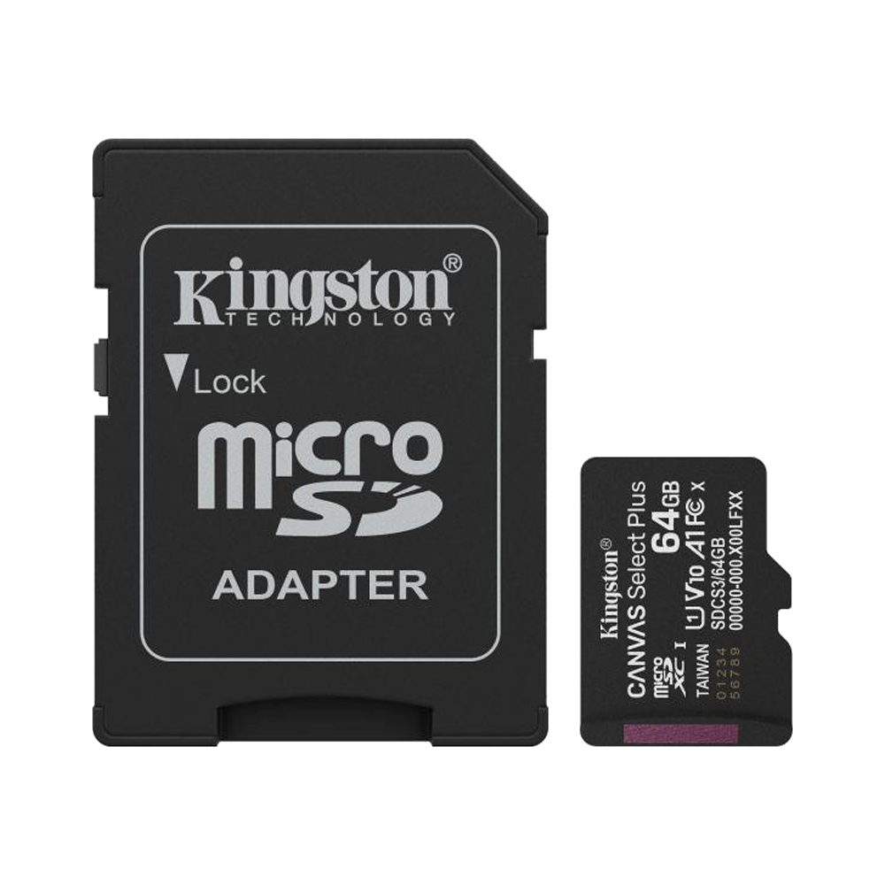 Memorijska kartica Kingston SelectPlus 64GB gen 3 150MB/s SDCS3 + adapter - Image 2