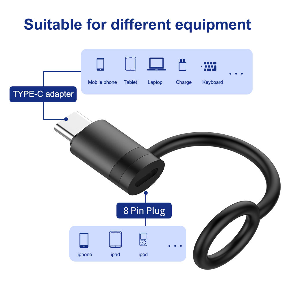 Adapter LDNIO LC260 Type C na Lightning crni - Image 4