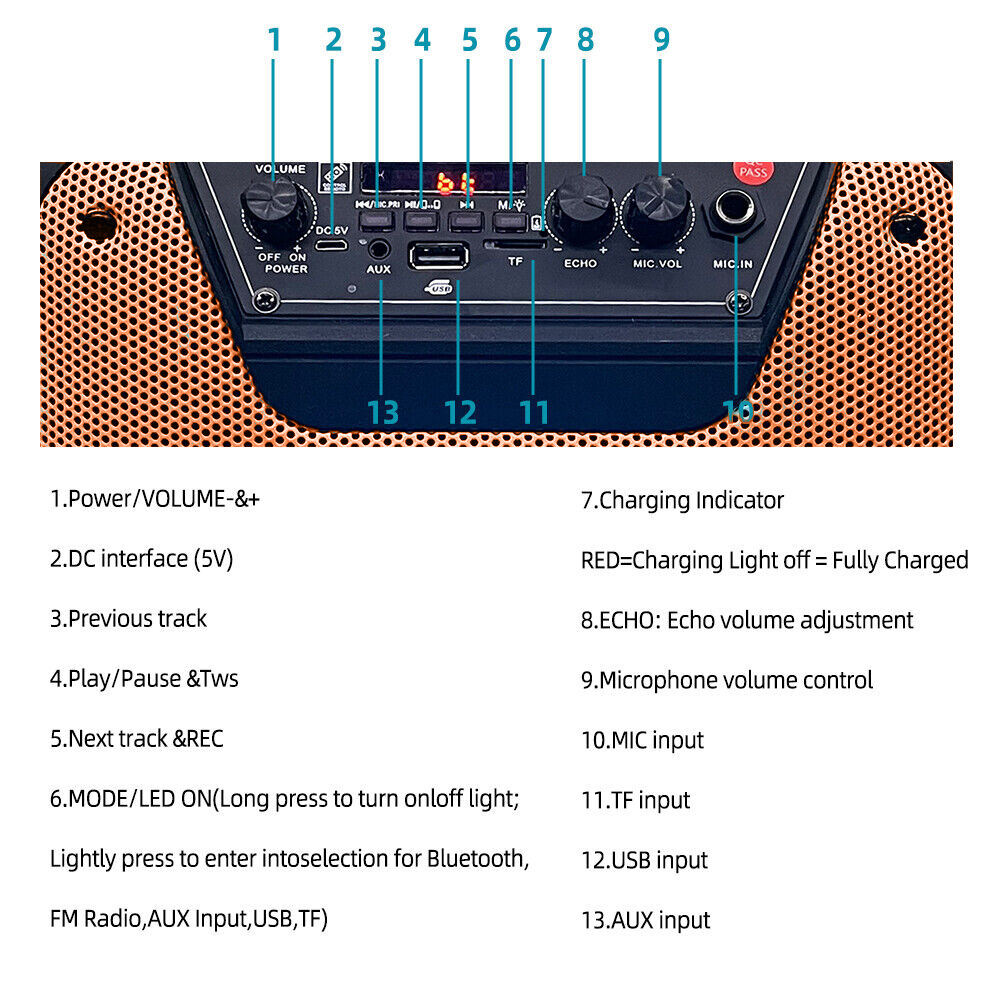 Bluetooth zvucnik TTD-8257 - Image 10