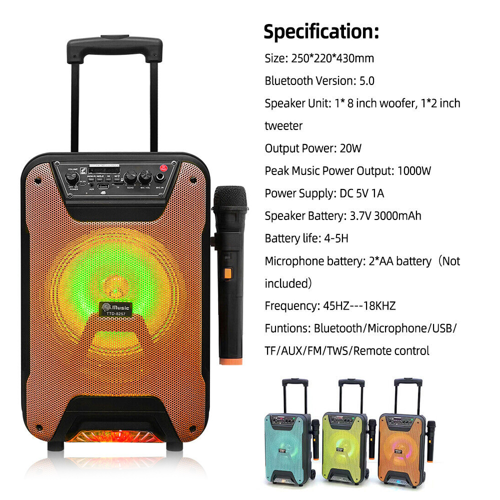 Bluetooth zvucnik TTD-8257 - Image 11