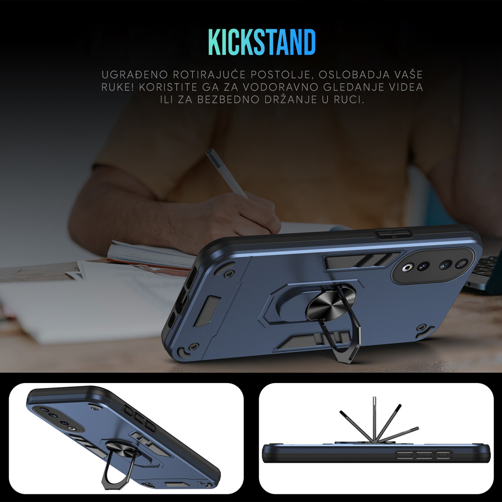 Maska/Futrola Hard Ring za Samsung A556B Galaxy A55 5G plava - Image 4