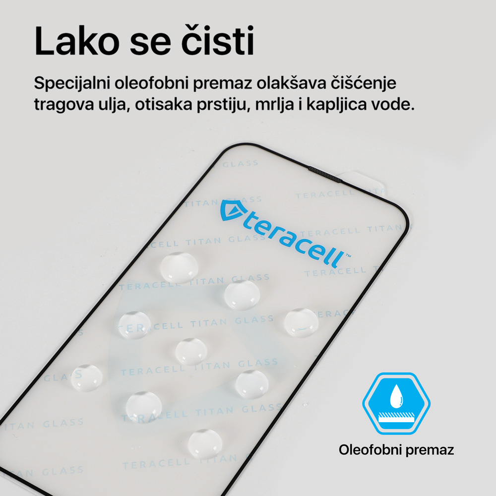 Zastitno staklo Tempered glass Teracell Titan 2.5D za Samsung A376B Galaxy A37 5G crni - Image 6