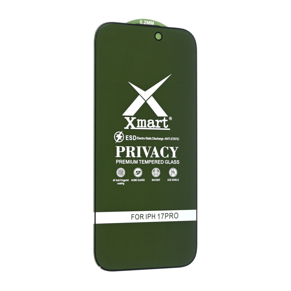 Zastitno staklo Tempered glass X mart 9D Privacy za iPhone 17 Pro 6.3 - Image 3