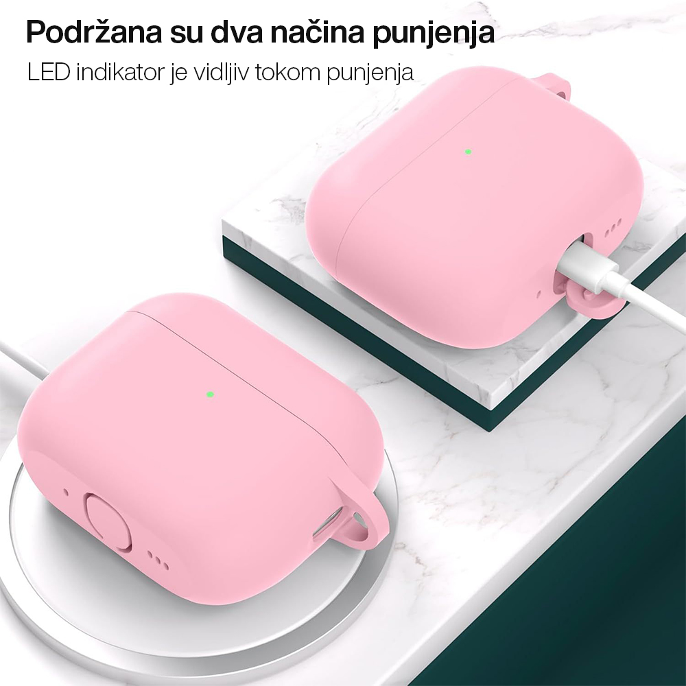 Maska/Futrola za Airpods Pro 3 zelena - Image 3