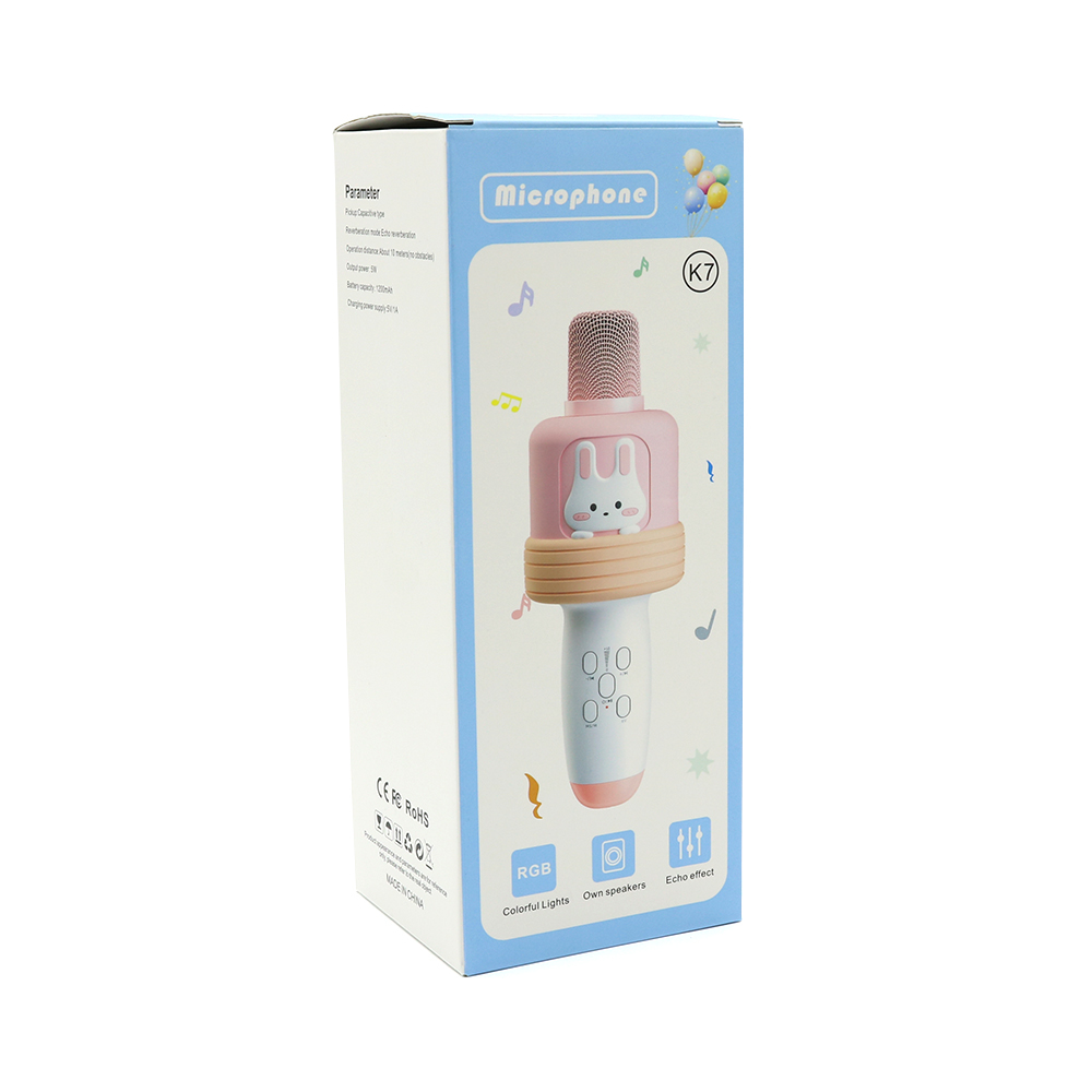 Mikrofon bluetooth K7 zec narandzasti - Image 5