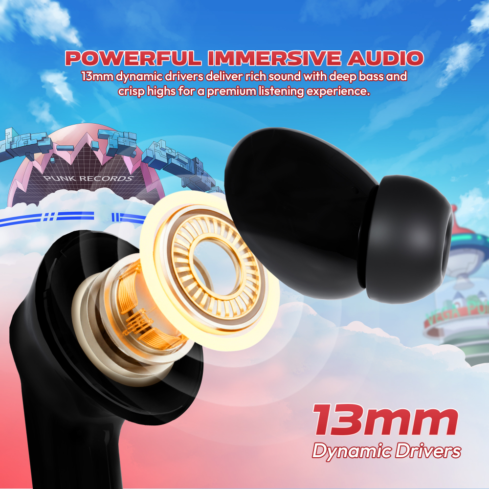 Slusalice Wireless Fantech FT20 OP Groove ANC ONE PIECE - LUFFY - Image 5