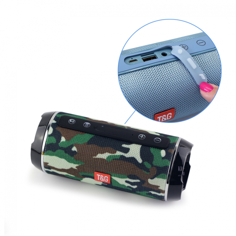 Bluetooth zvucnik TG116 army - Image 4