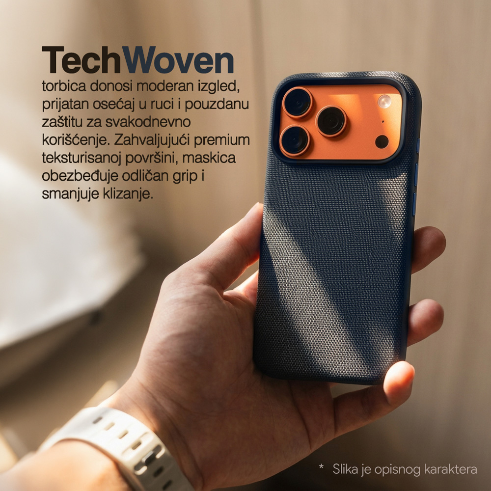 Maska/Futrola Magsafe TechWoven za iPhone 16 Pro 6.3 braon - Image 3