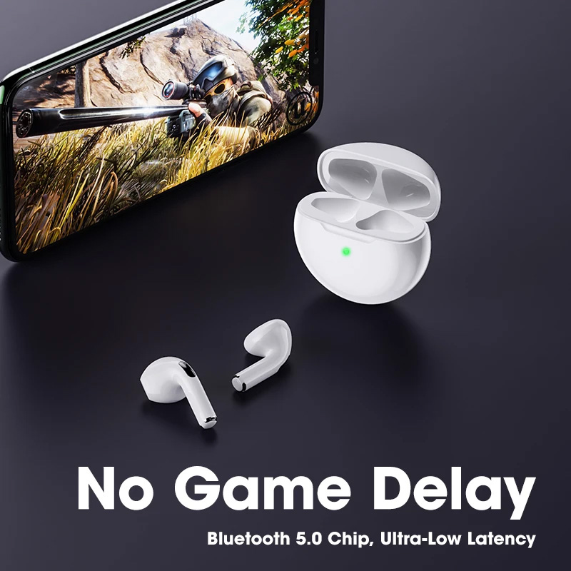 Bluetooth slusalice Airpods Pro6 zelene HQ - Image 7