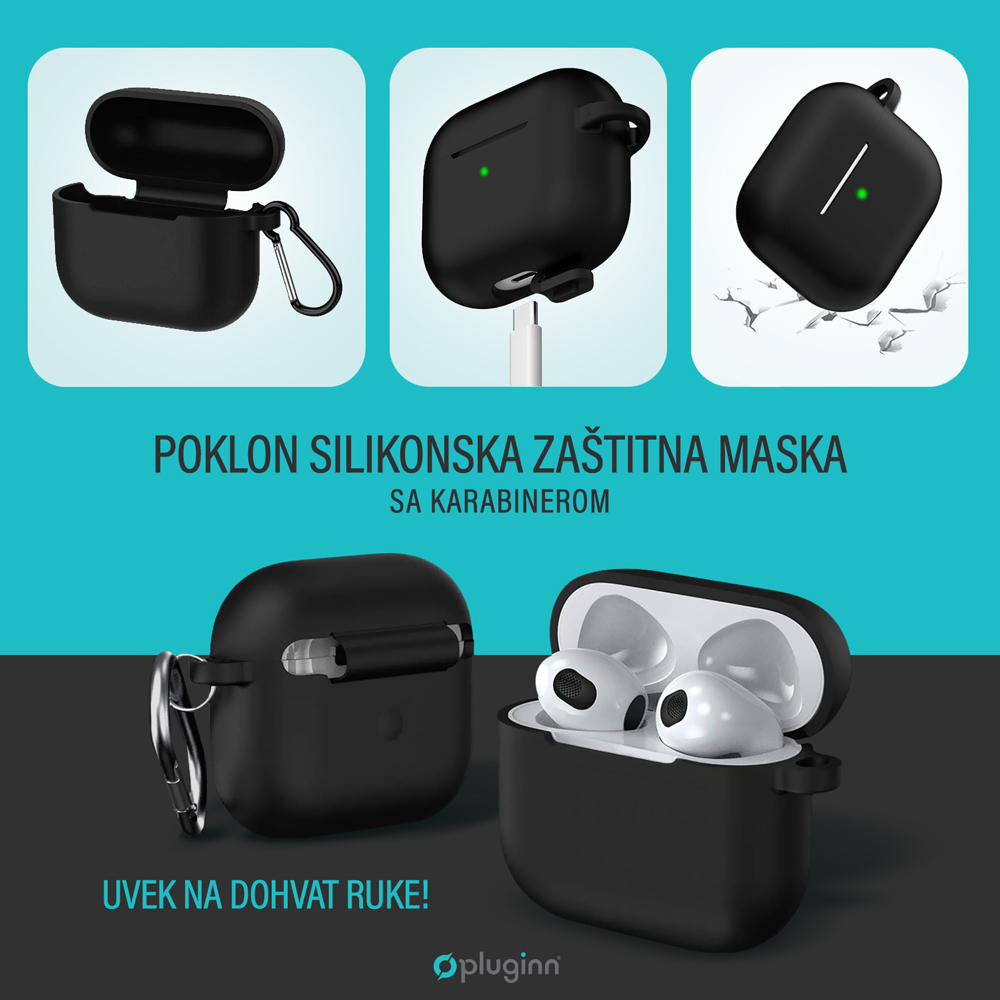 Bluetooth slusalice Pluginn Airbuds Plus bele - Image 5