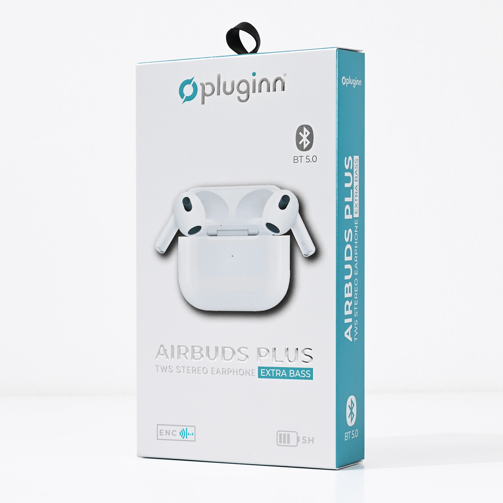 Bluetooth slusalice Pluginn Airbuds Plus bele - Image 6
